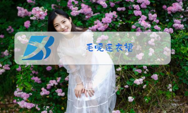 毛呢连衣裙 冬装图片